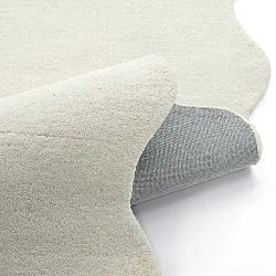 Golvend wollen tapijt - Diu Hand Tufted Wool Premium (wit)