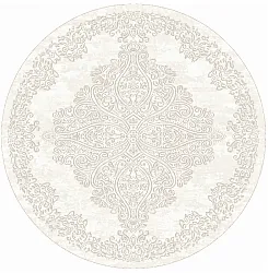 Rond vloerkleed - Valenza (wit)