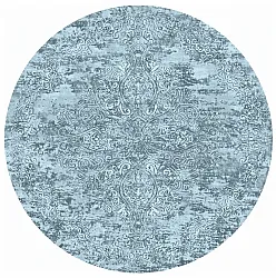Rond vloerkleed - Valenza (blauw)