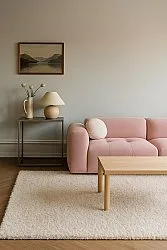 Hoogpolig vloerkleed - Antuco (wit)