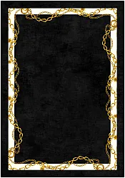 Wilton - Vilia (zwart/wit/goud)