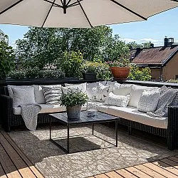 Vloerkleden voor binnen en buiten - Brussels Diamond (grijs)