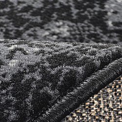 Rond vloerkleed - Peking Majestic (zwart)