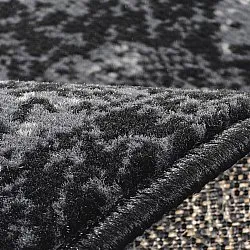 Rond vloerkleed - Peking Majestic (zwart)