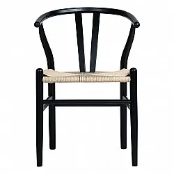 Stoel - Alta (zwart/beige) - 2 stuks