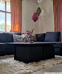 Hoogpolig vloerkleed - Janjira (offwhite)