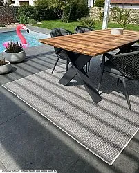 Vloerkleden voor binnen en buiten - Tromsø (zilver)