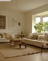 Wollen-vloerkleed - Layton (beige)