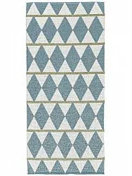 Plastic-kleden - Horredskleden Zigge (blauw)