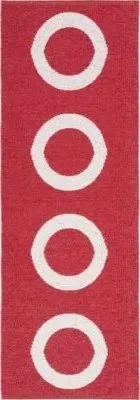 Plastic-kleden - Horredskleden Circus (rood)