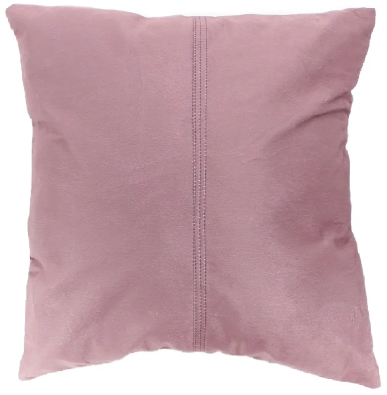 Zijdefluweel-Kussen (roze) (kussensloop) 45 x 45 cm