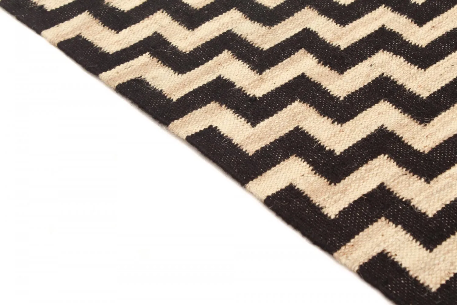 Jute-vloerkleed - Cabana (beige/zwart)