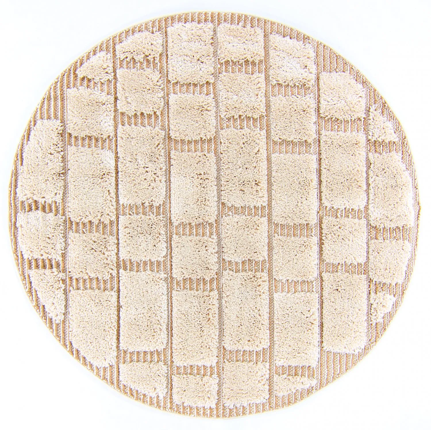 Ronde vloerkleden - Lousa (beige)