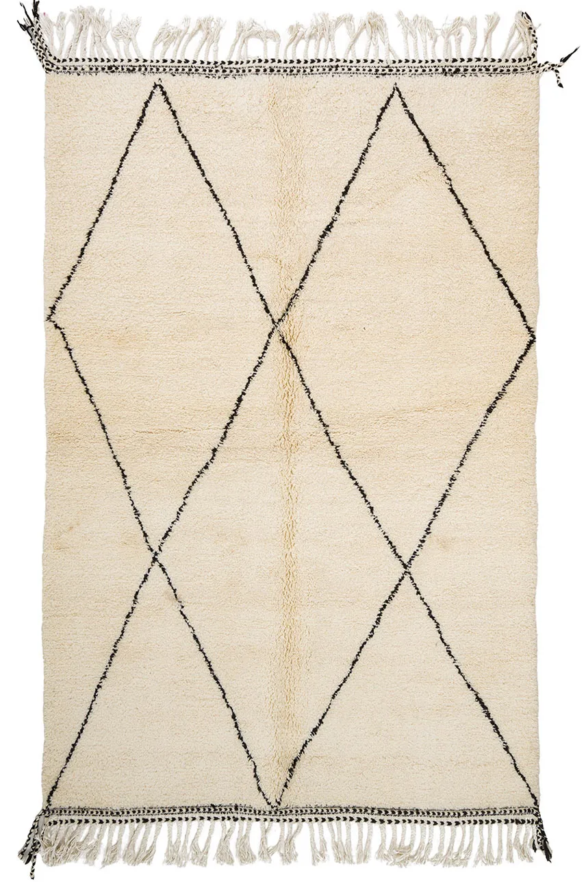 Kelim Marokkaanse Berber tapijt Beni Ouarain 165 x 260 cm