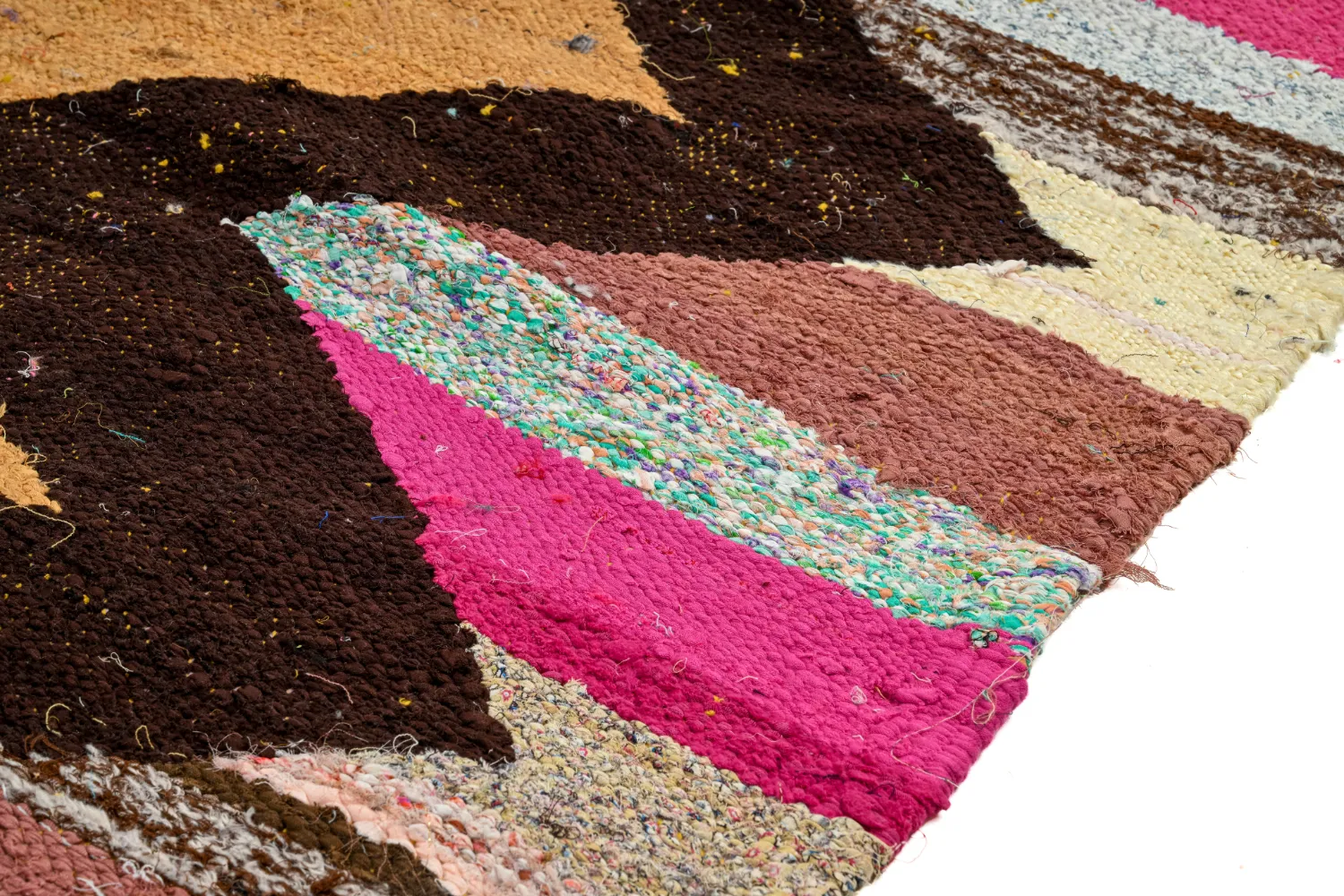 Marokkaanse Berber tapijt Boucherouite 155 x 260 cm