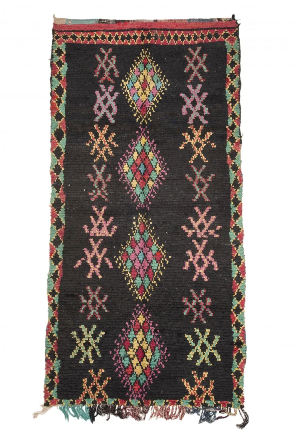 Marokkaanse Berber tapijt Boucherouite 320 x 150 cm