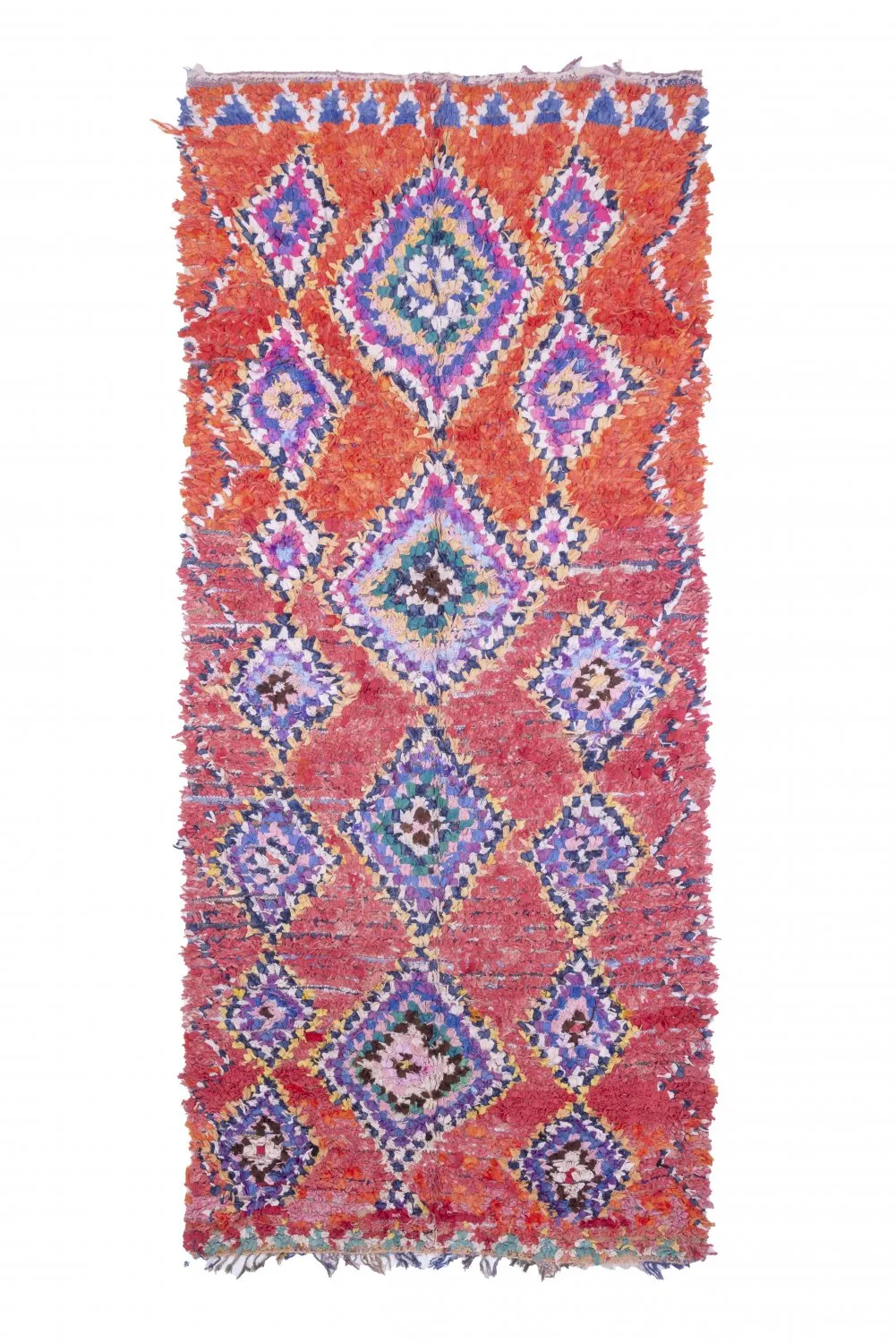 Marokkaanse Berber tapijt Boucherouite 315 x 135 cm
