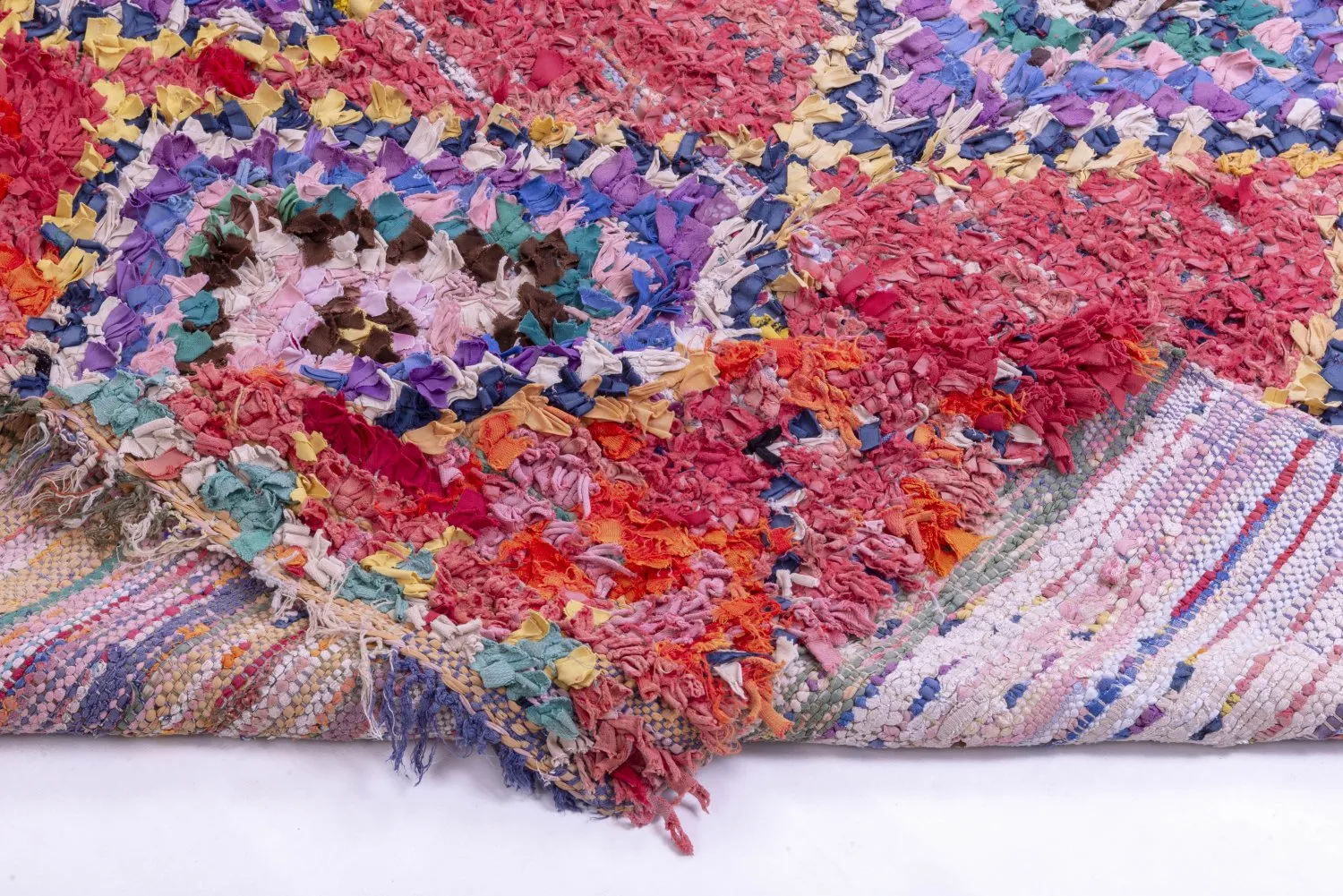 Marokkaanse Berber tapijt Boucherouite 315 x 135 cm