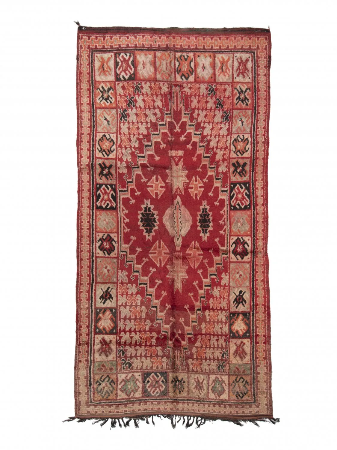 Kelim Marokkaanse Berber tapijt Azilal Special Edition 380 x 180 cm