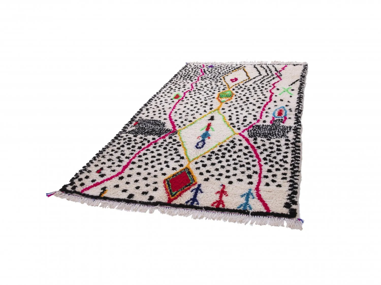 Kelim Marokkaanse Berber tapijt Azilal 250 x 140 cm