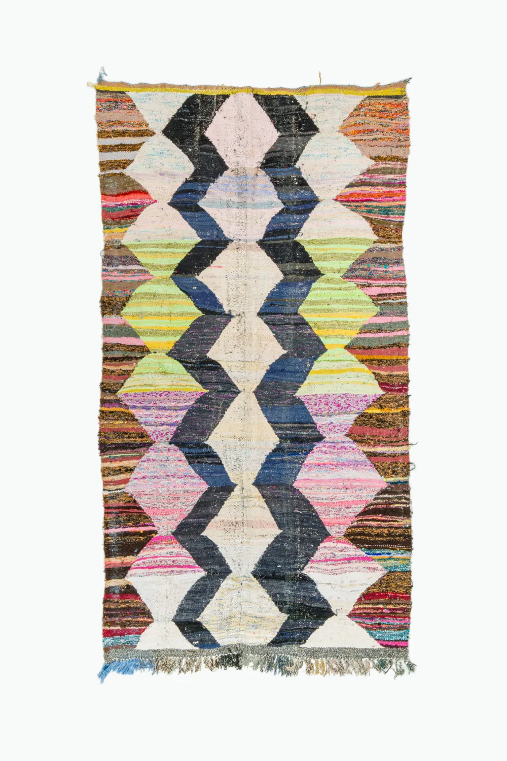 Marokkaanse Berber tapijt Boucherouite 155 x 285 cm