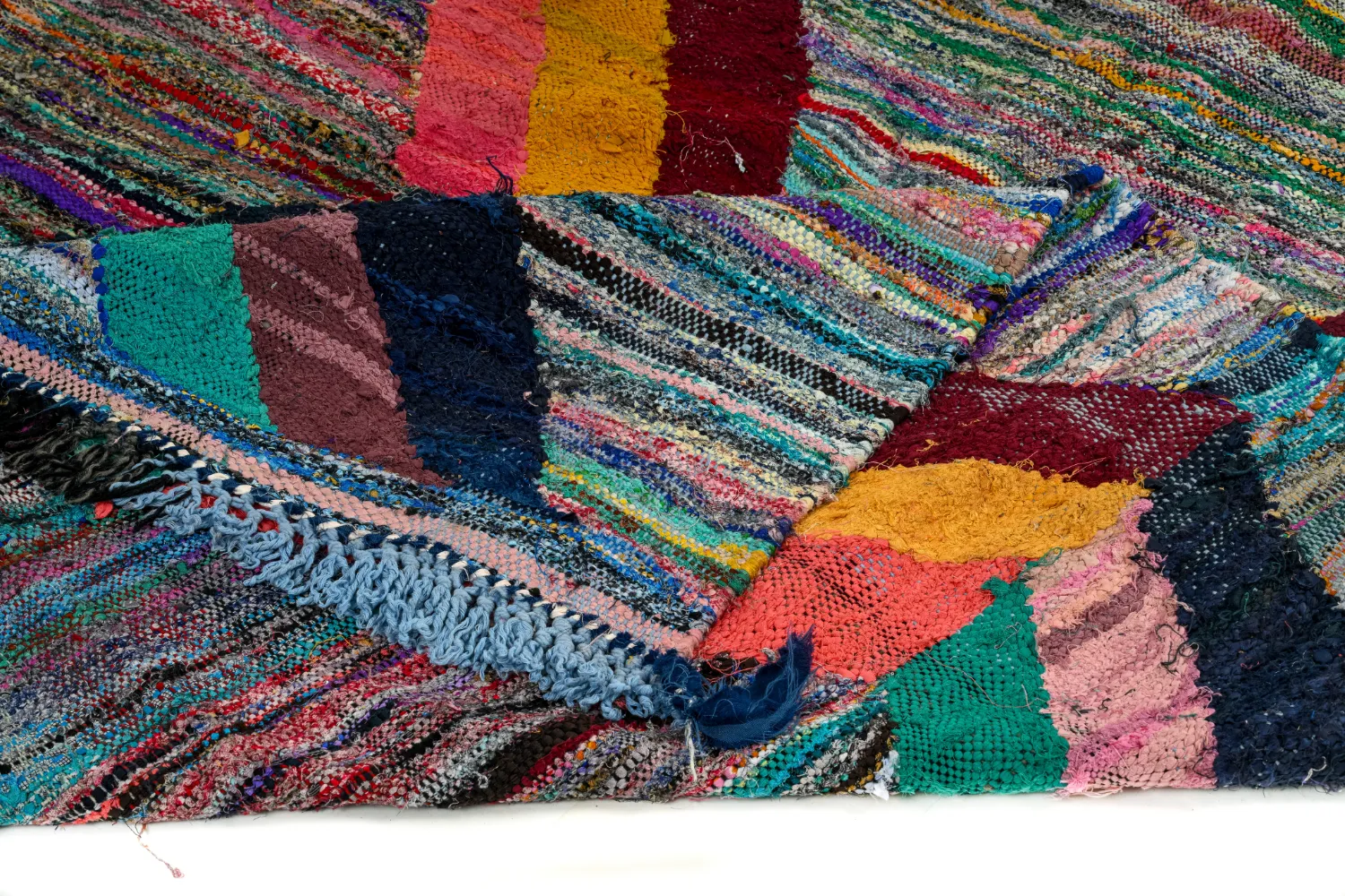 Marokkaanse Berber tapijt Boucherouite 150 x 325 cm