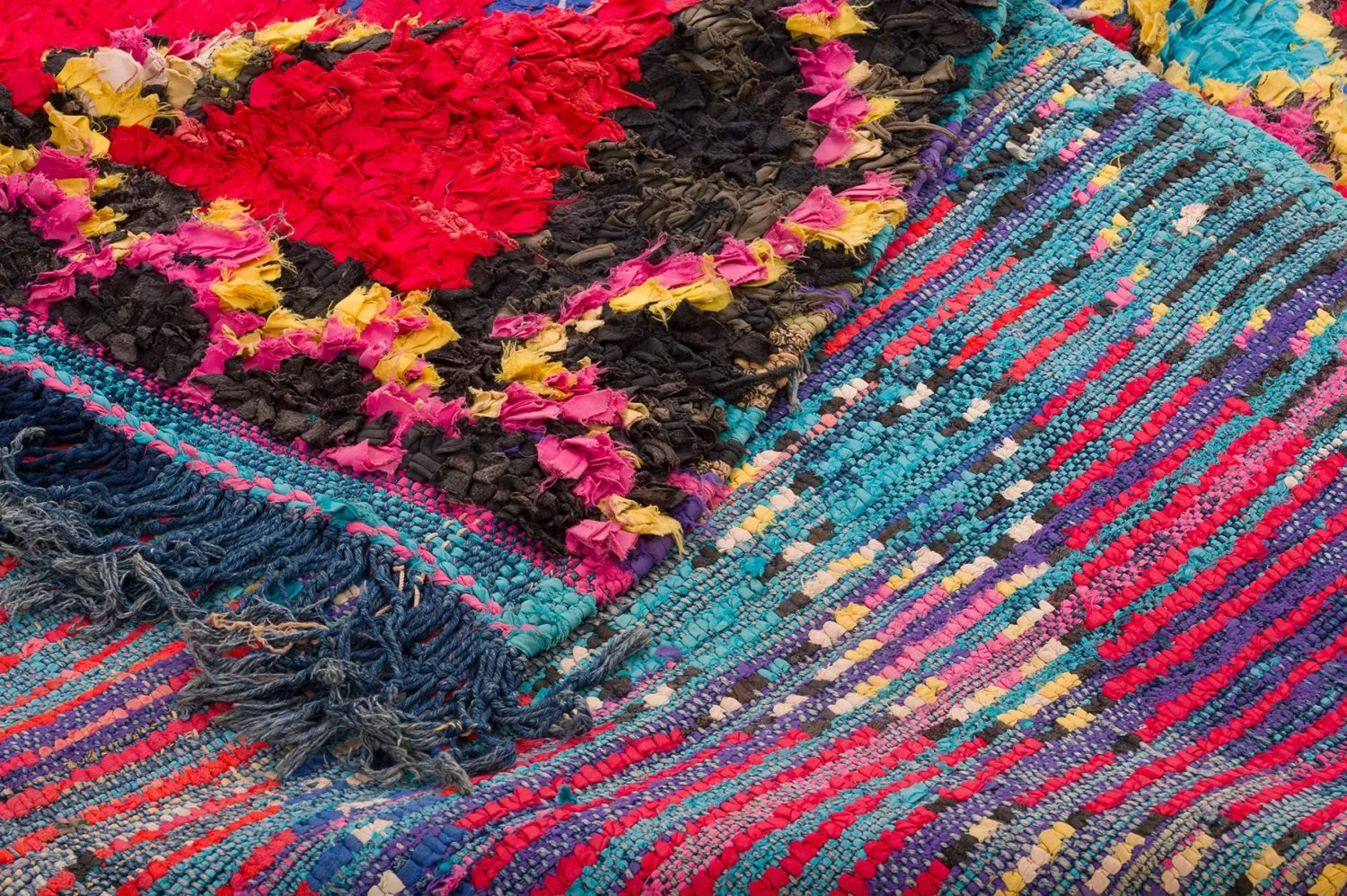 Marokkaanse Berber tapijt Boucherouite 170 x 300 cm