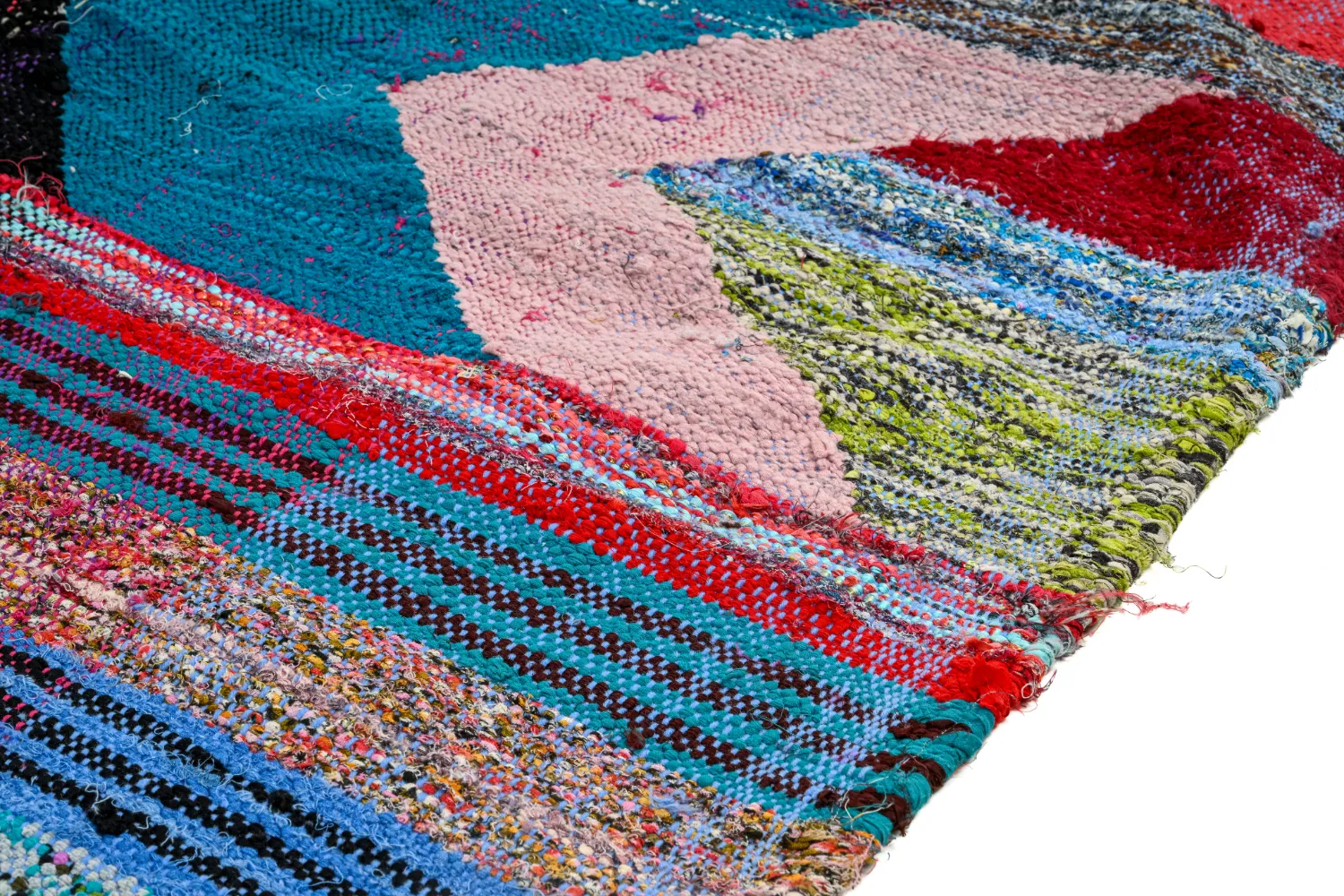 Marokkaanse Berber tapijt Boucherouite 135 x 270 cm
