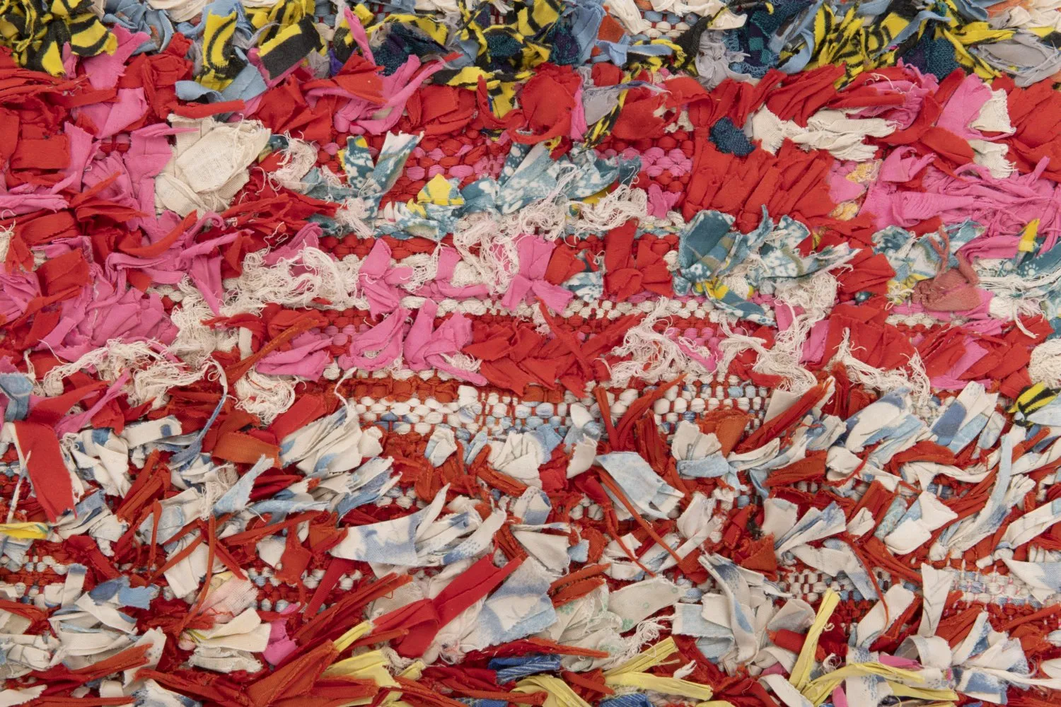 Marokkaanse Berber tapijt Boucherouite 205 x 140 cm