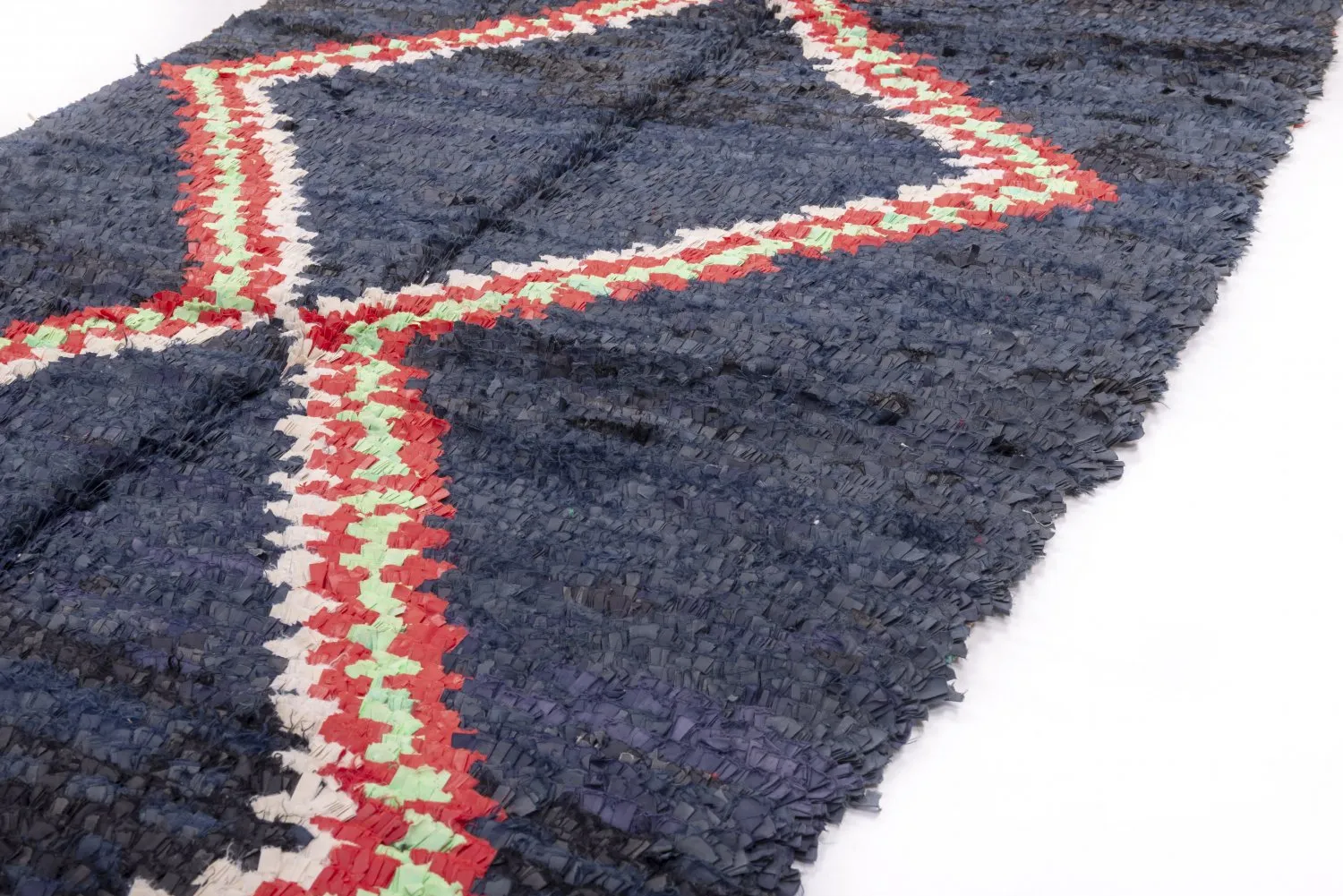 Marokkaanse Berber tapijt Boucherouite 265 x 135 cm