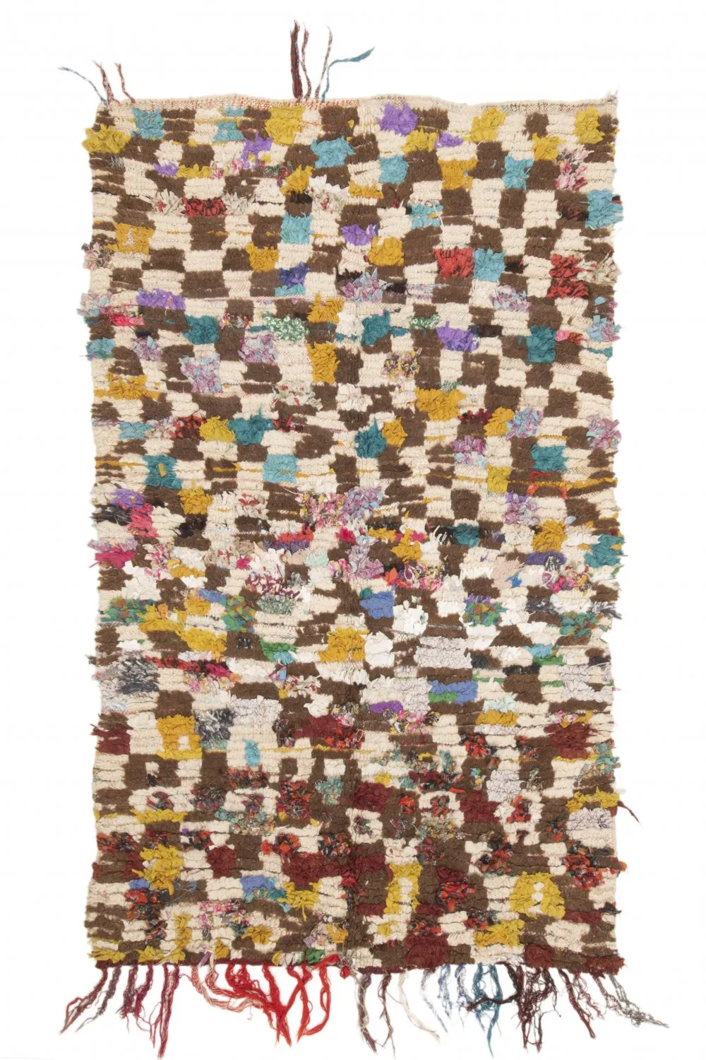 Marokkaanse Berber tapijt Boucherouite 215 x 130 cm
