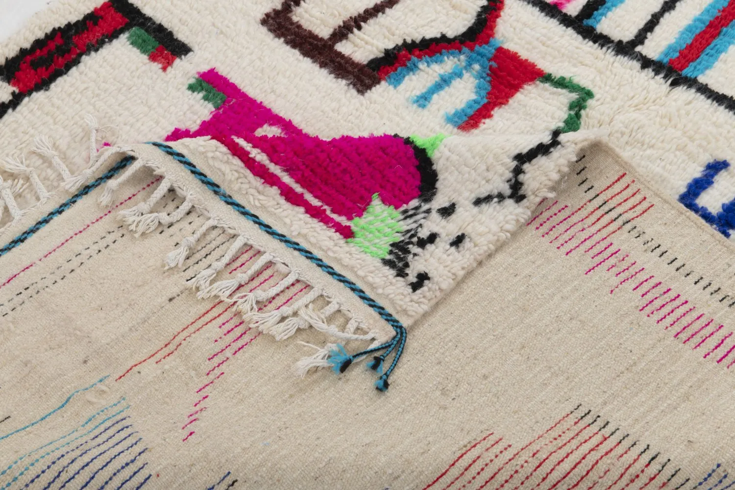 Kelim Marokkaanse Berber tapijt Azilal 260 x 140 cm