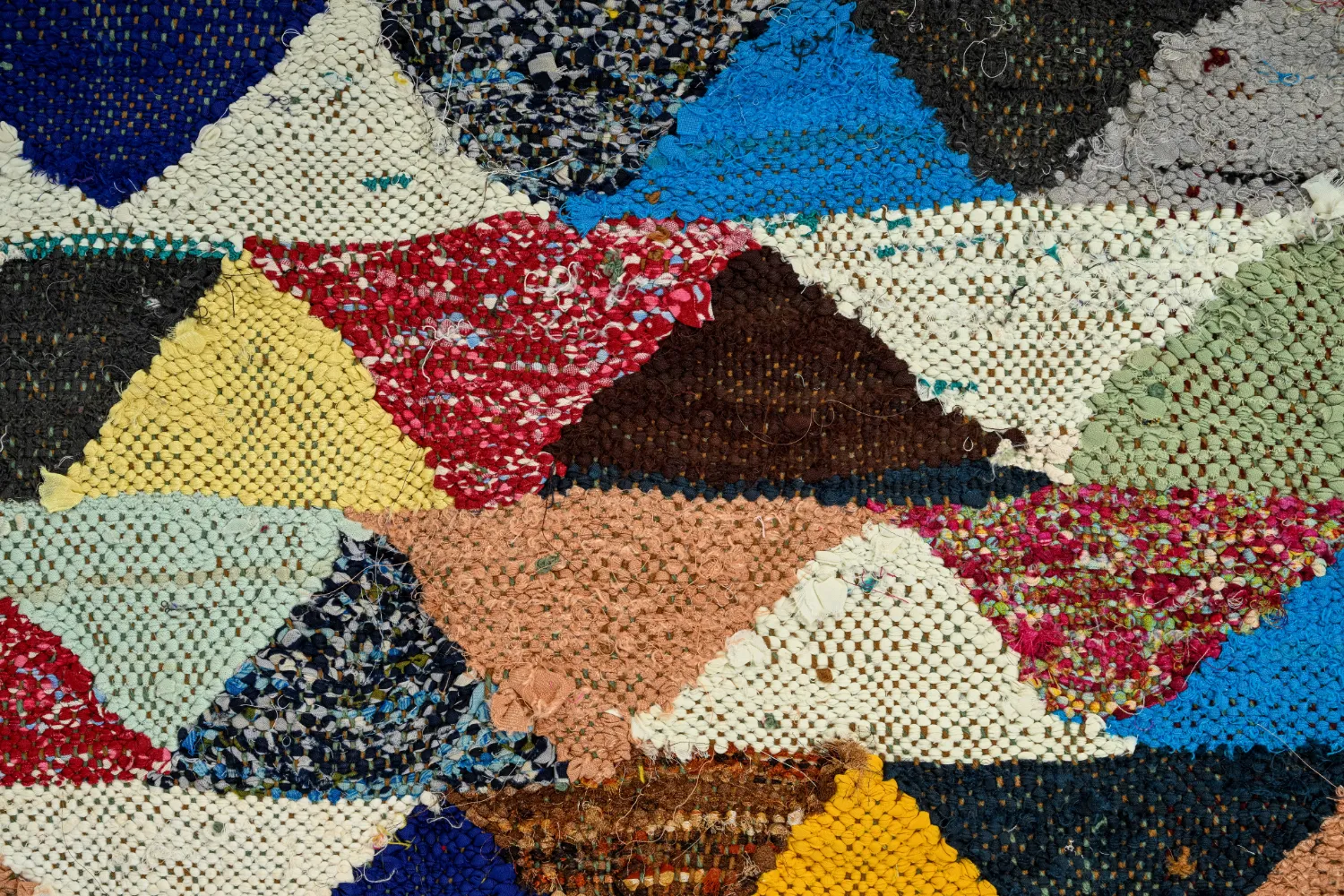 Marokkaanse Berber tapijt Boucherouite 125 x 225 cm