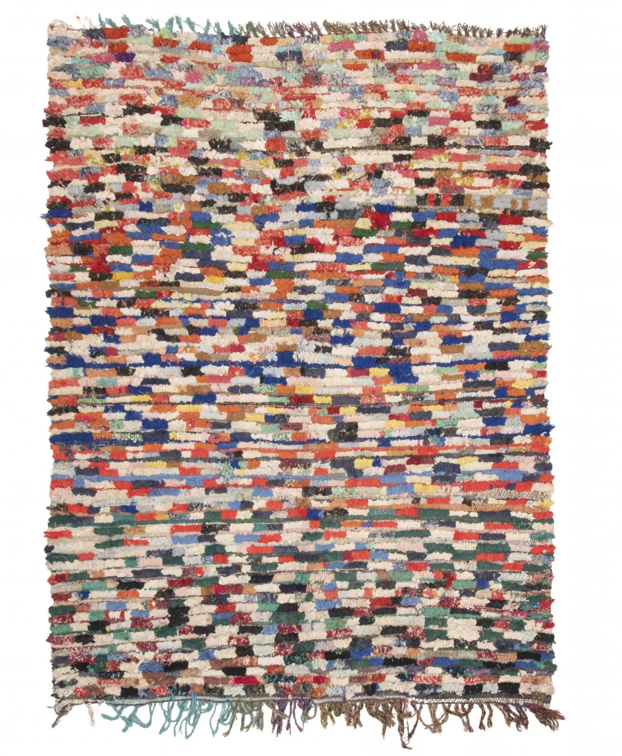 Marokkaanse Berber tapijt Boucherouite 225 x 170 cm