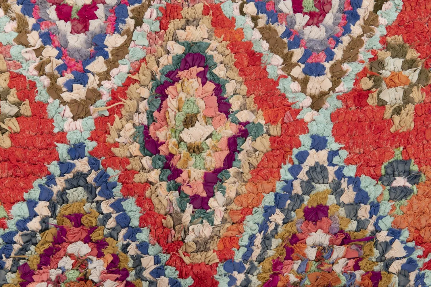 Marokkaanse Berber tapijt Boucherouite 285 x 100 cm