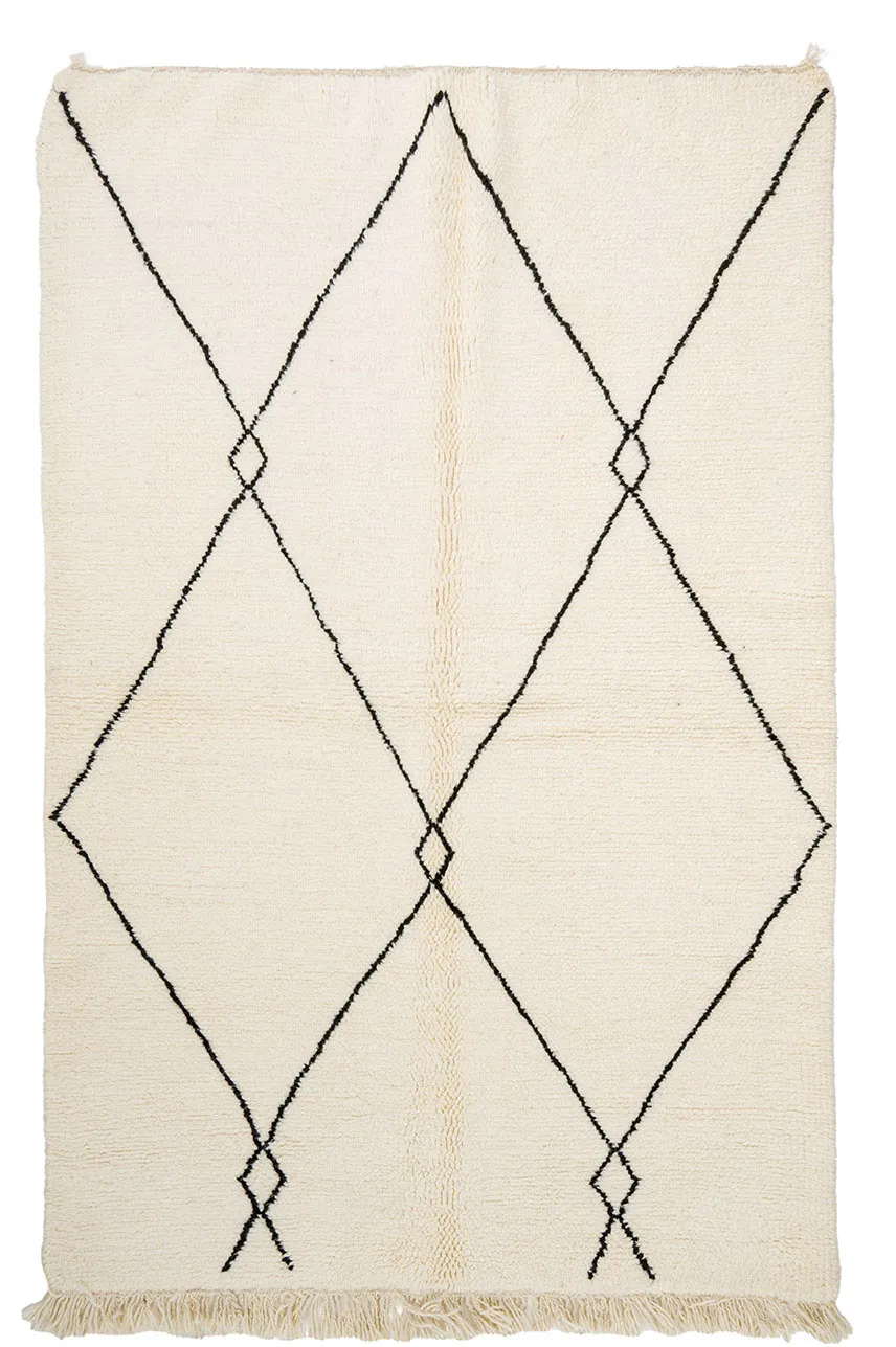 Kelim Marokkaanse Berber tapijt Beni Ouarain 145 x 245 cm