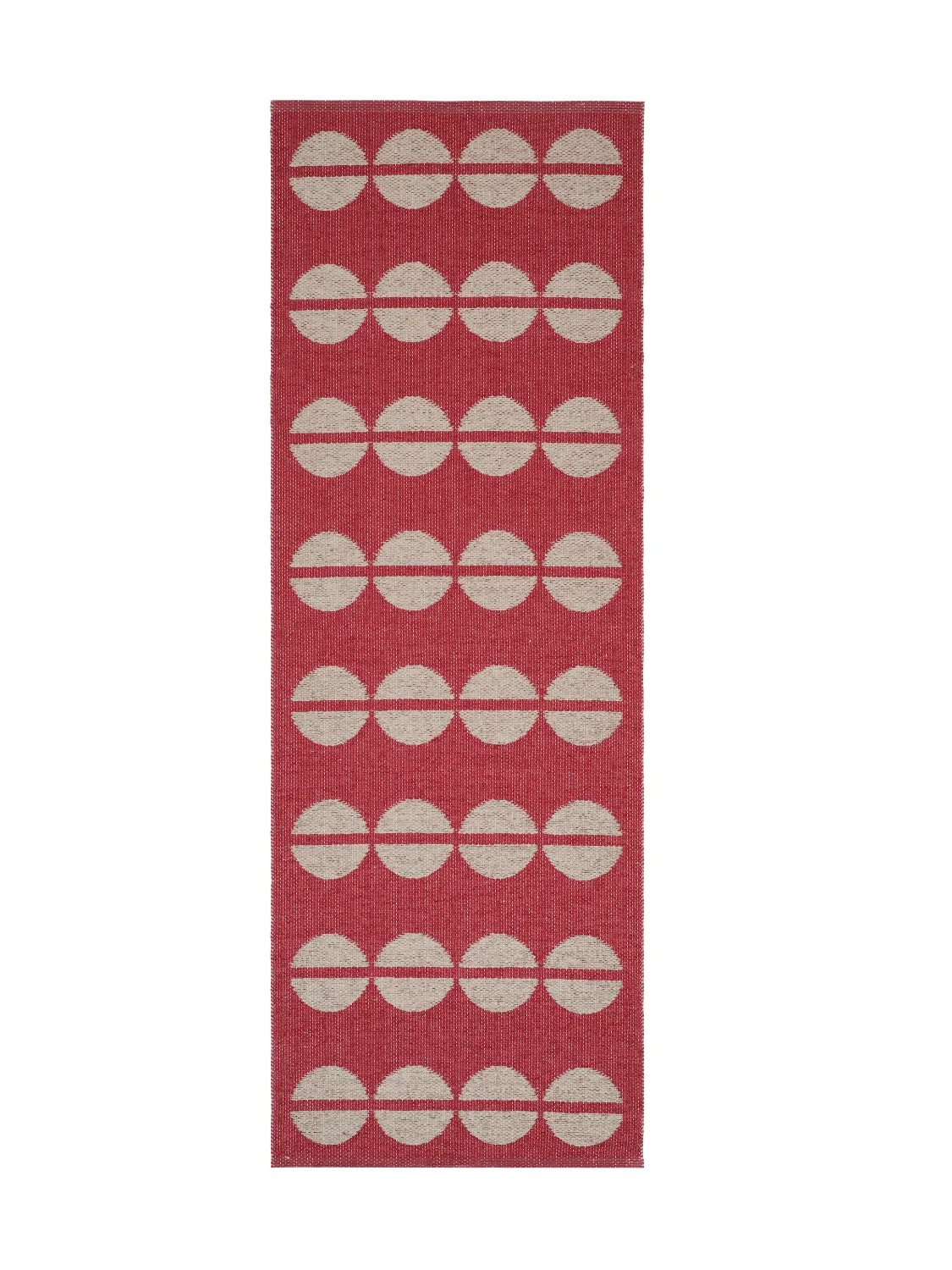 Plastic-kleden - Horredsmattan Bastian (rood)