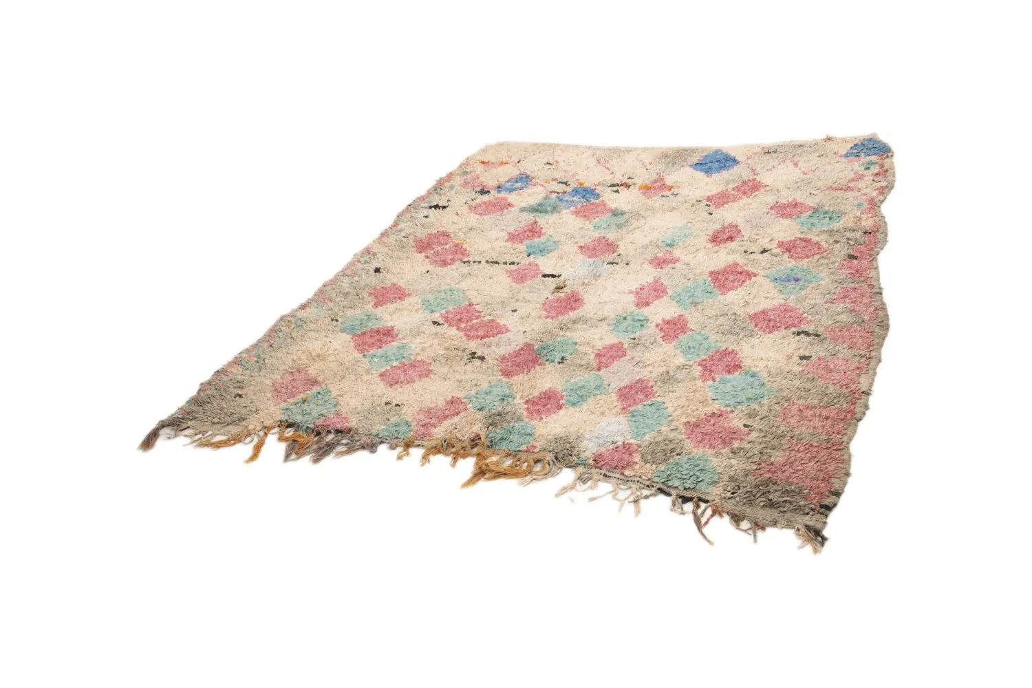 Marokkaanse Berber tapijt Boucherouite 205 x 170 cm