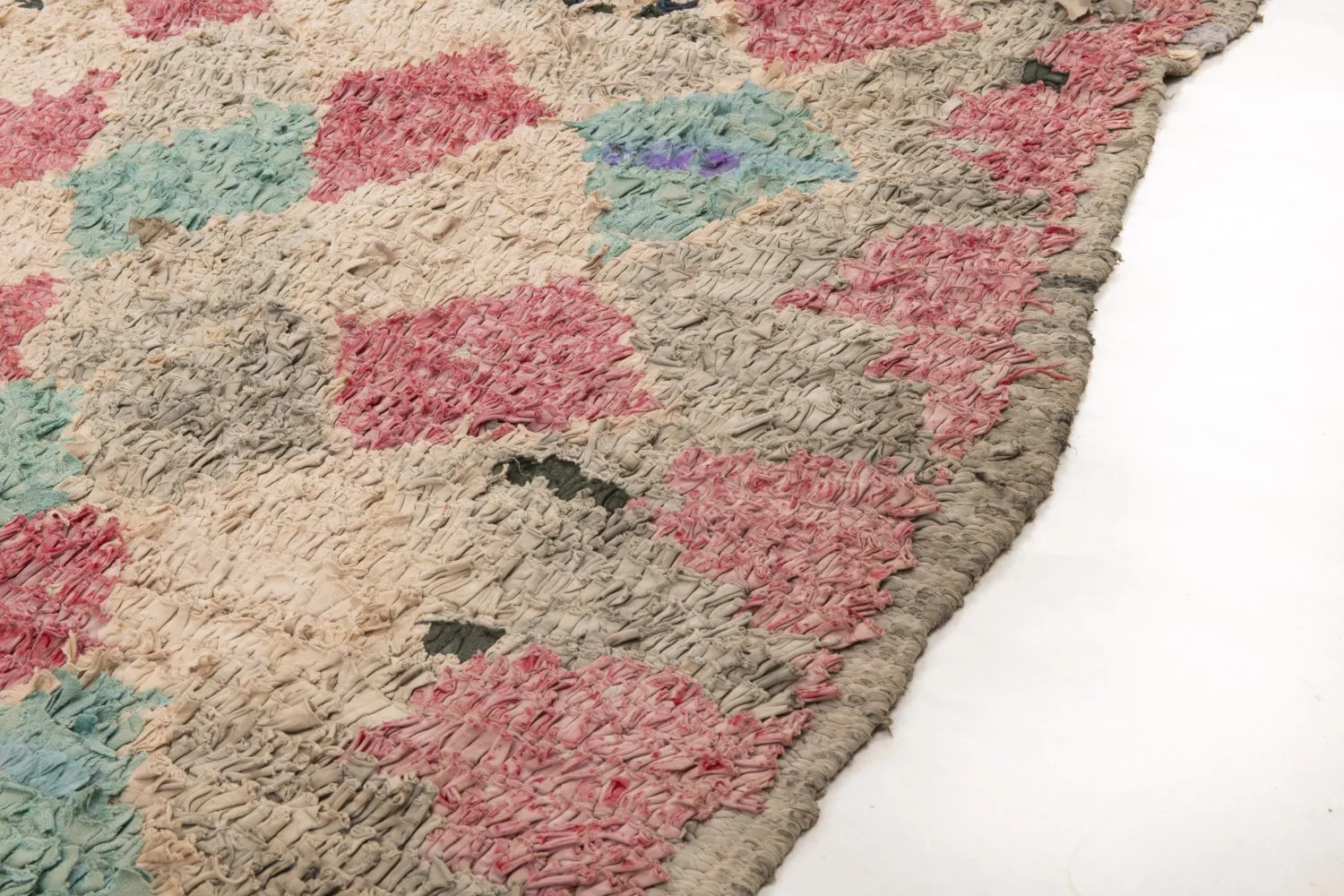 Marokkaanse Berber tapijt Boucherouite 205 x 170 cm