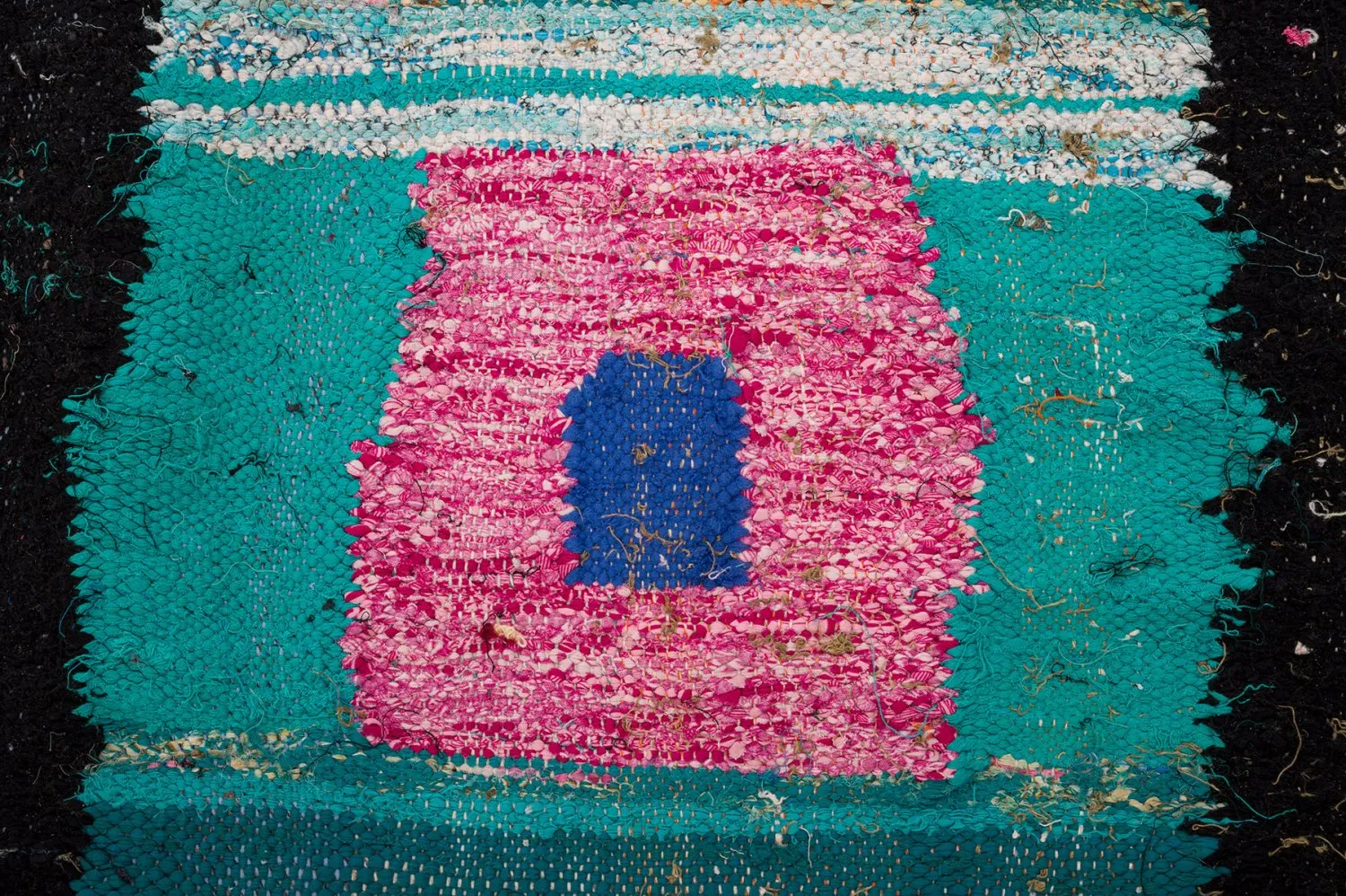 Marokkaanse Berber tapijt Boucherouite 140 x 225 cm