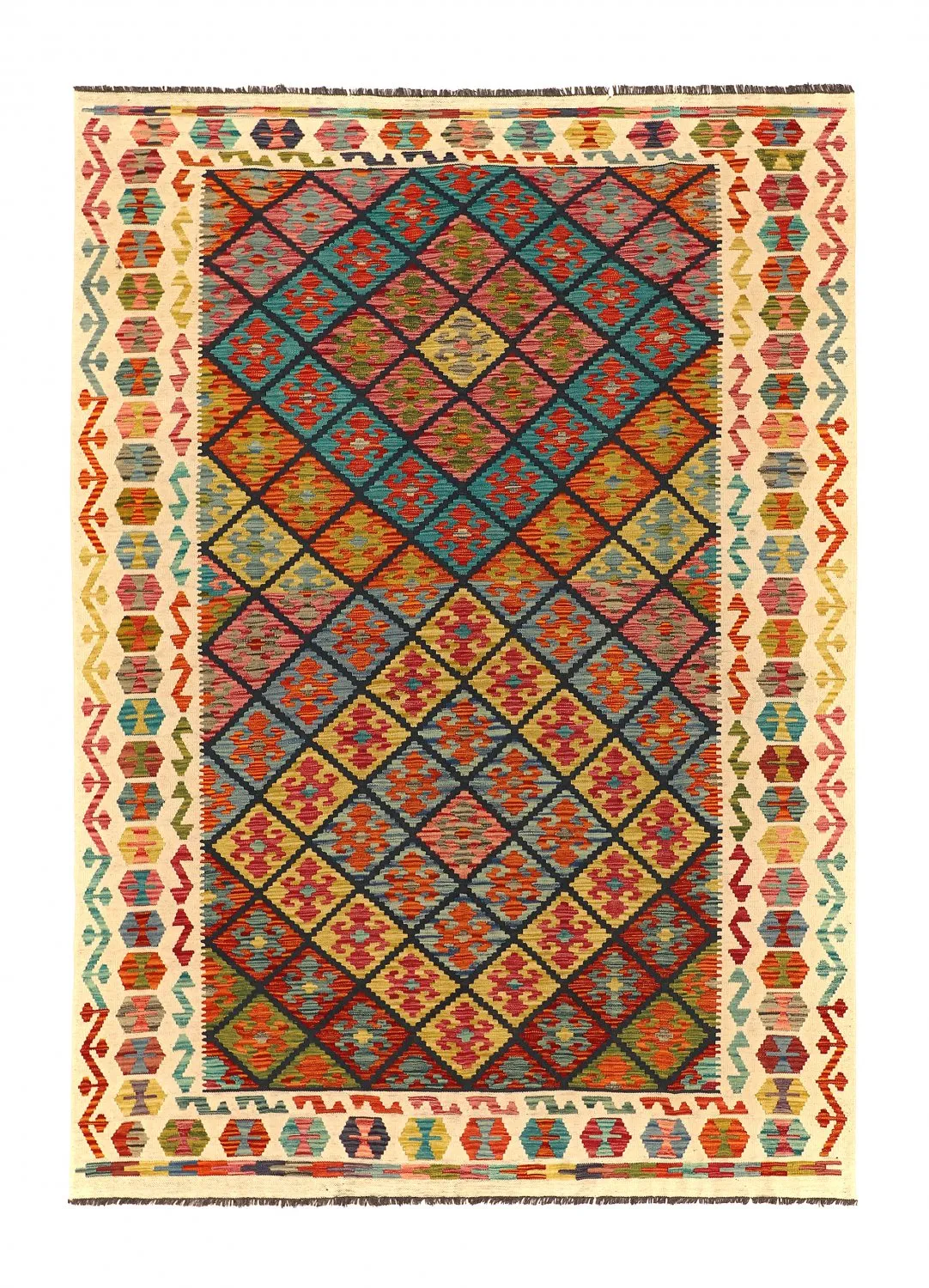 Oriëntaals kilimkleed 257 x 184 cm