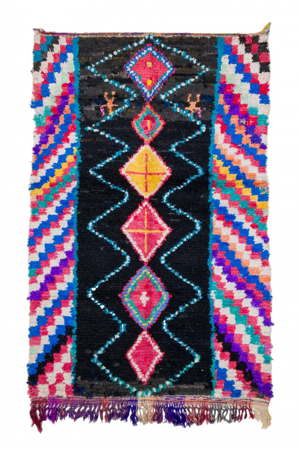 Marokkaanse Berber tapijt Boucherouite 250 x 155 cm