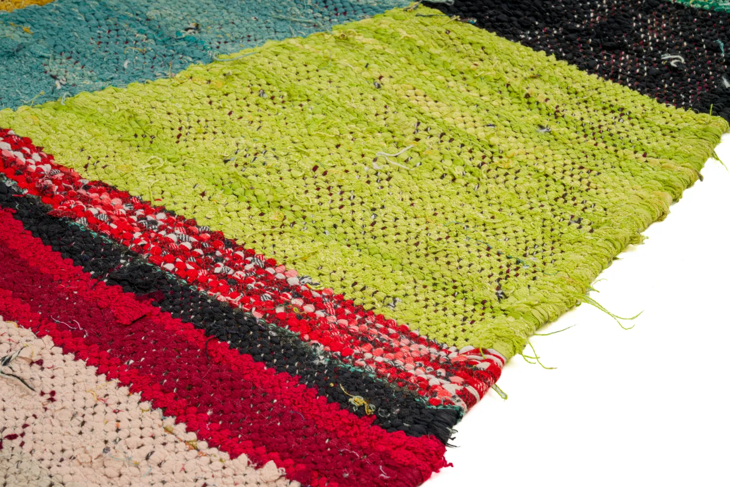 Marokkaanse Berber tapijt Boucherouite 125 x 230 cm