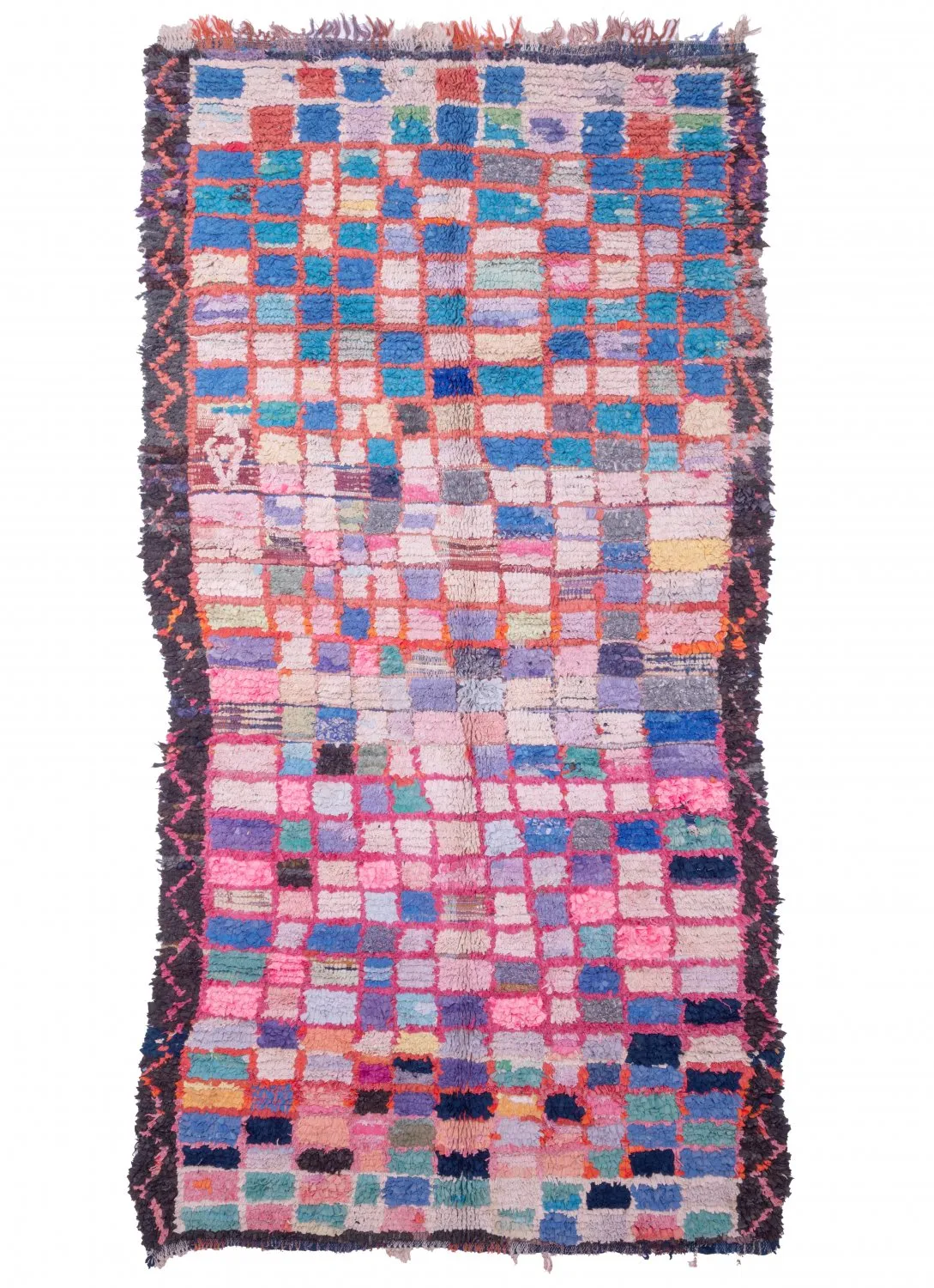 Marokkaanse Berber tapijt Boucherouite 290 x 150 cm