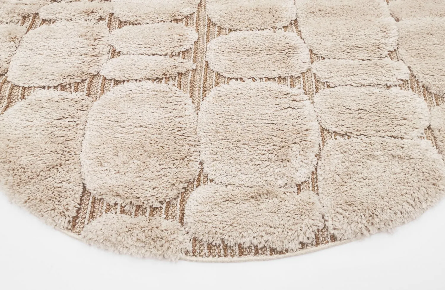 Ronde vloerkleden - Fondi (beige)