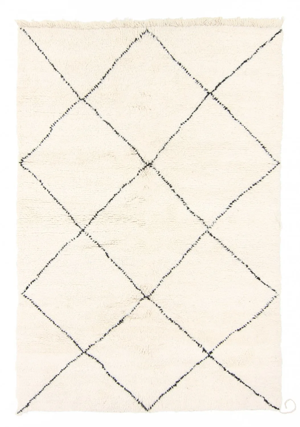 Kelim Marokkaanse Berber tapijt Beni Ouarain 235 x 160 cm