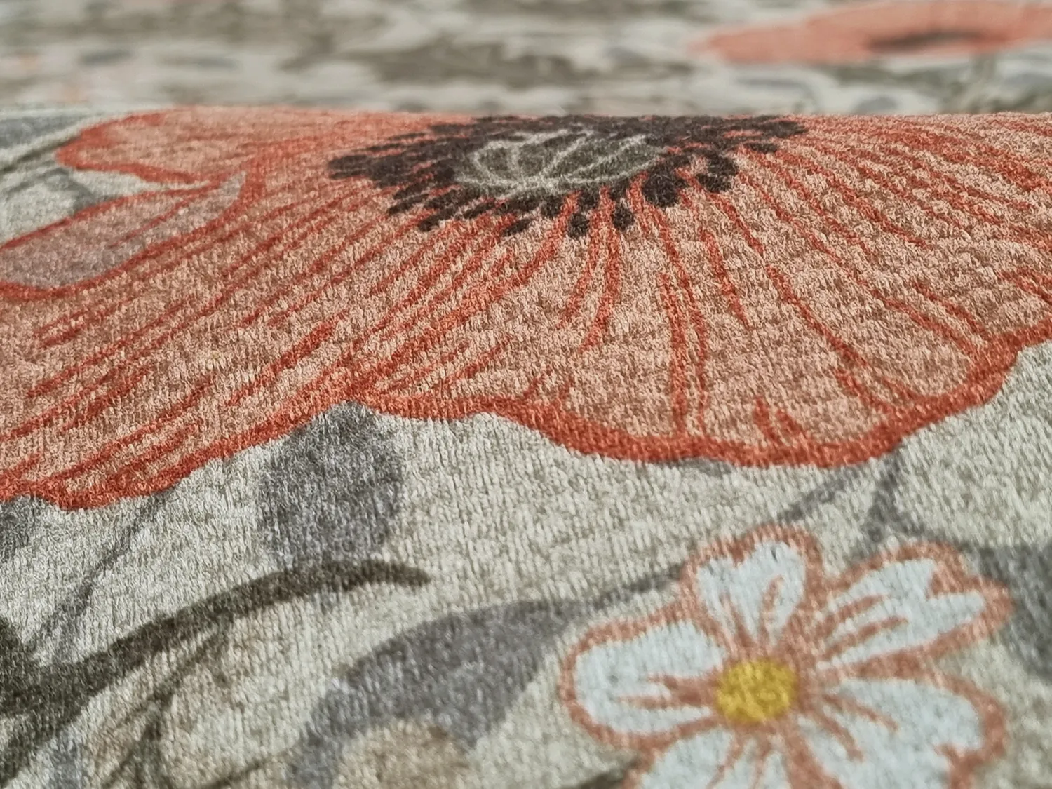 Rond vloerkleed - Poppy (beige)