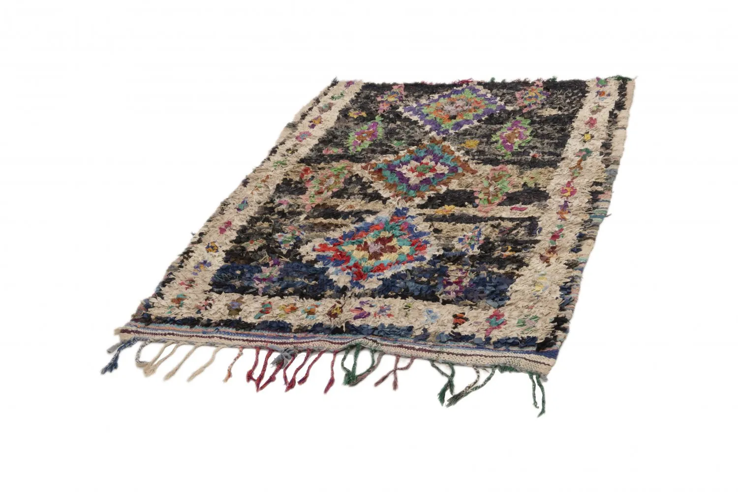Marokkaanse Berber tapijt Boucherouite 175 x 115 cm