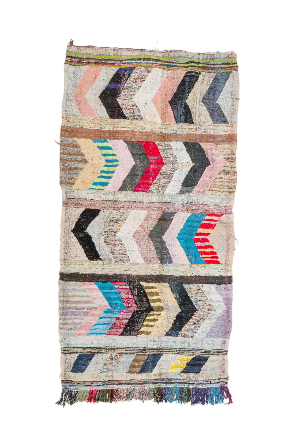 Marokkaanse Berber tapijt Boucherouite 155 x 305 cm