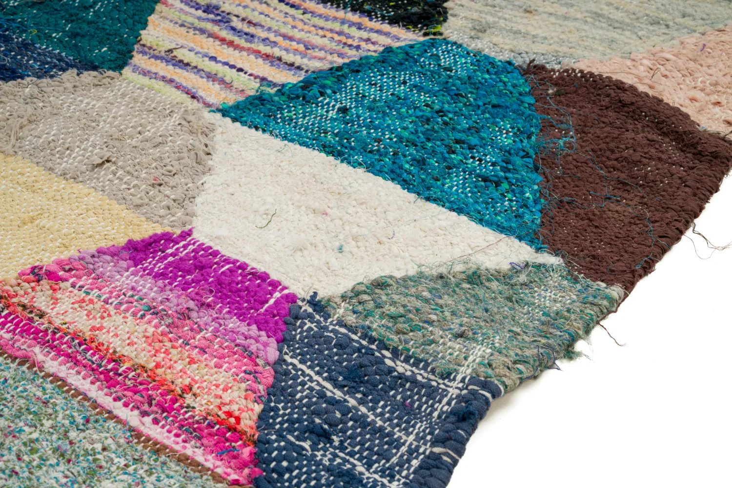 Marokkaanse Berber tapijt Boucherouite 150 x 305 cm